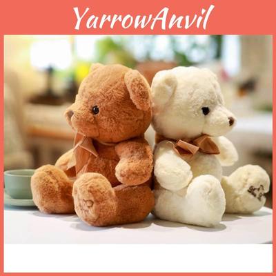 Очаровательный плюшевый мишка с розой, мягкая игрушка, животное, подарок на день рождения для девочек, от 20 см до 40 см