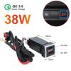PD3.0 Type-C и USB QC3.0 Автомобильное Быстрое Зарядное Устройство Двойной Порт Розетка Питания для Телефона Быстрая Зарядка Аксессуары для Мобильного Телефона Для Toyota