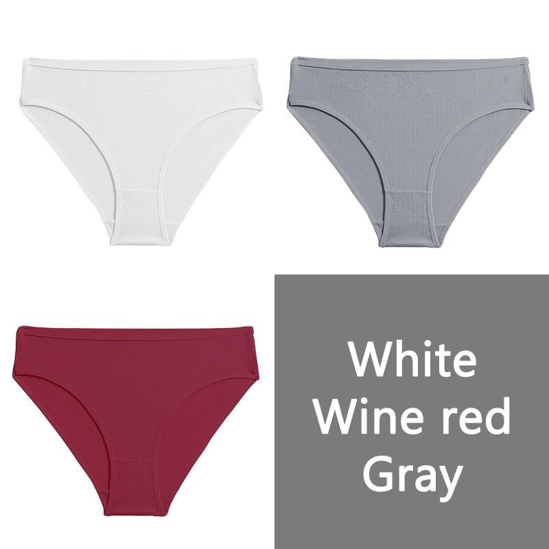 FINETOO Хлопковые трусики S-XL, женские трусы с низкой посадкой, женское удобное нижнее белье, модные жаккардовые трусики, нижнее белье, 3 шт.