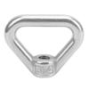 6 Pcs Silver Lifting Eye Nut Triangle Ring Nut  for Rope Fitting, Lifting and Rigging