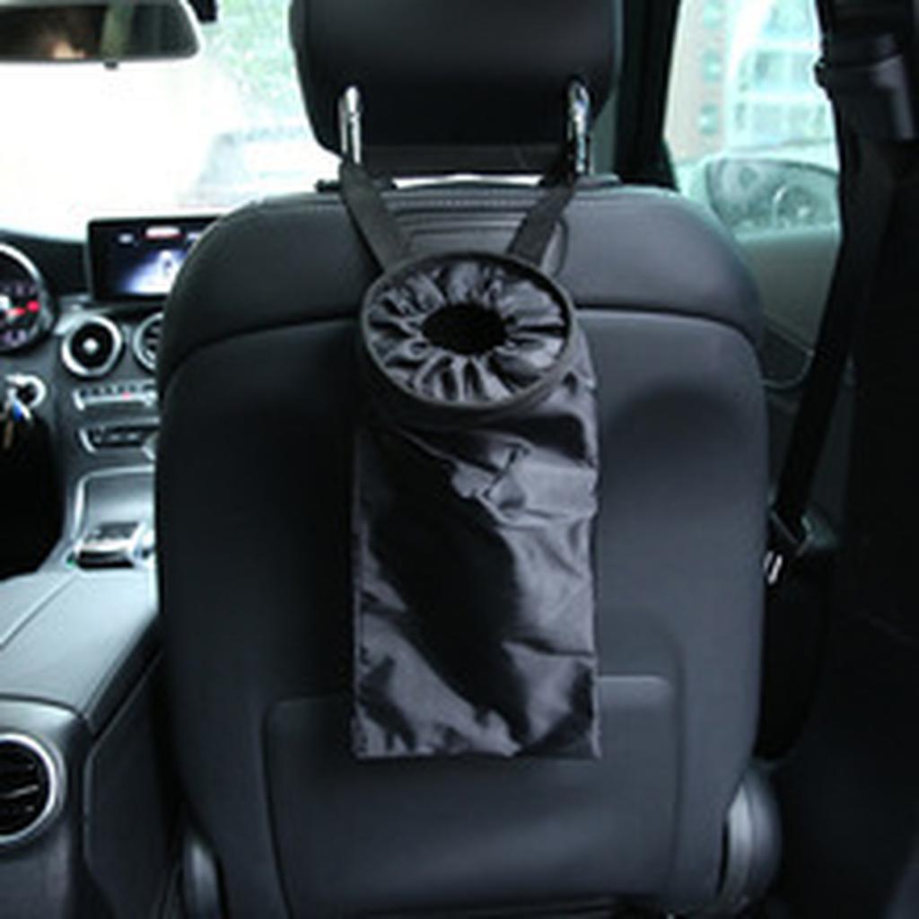 Car Bag Can Hanging Back Detachable Car Garbage Bag Car Storage Outdoor Traveling
