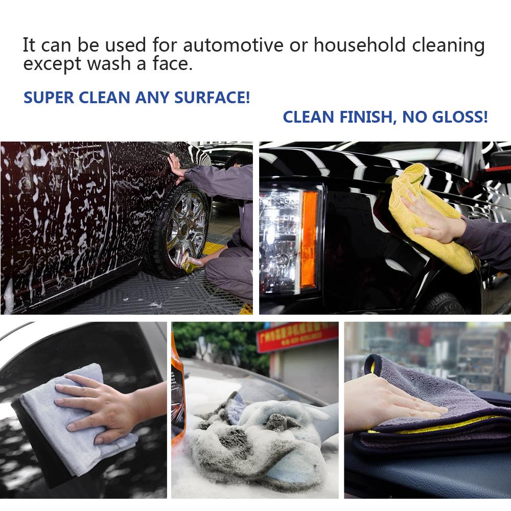 Super Absorbent Car Cleaning Towel Wiping Cloth Car Care Coral Velvet