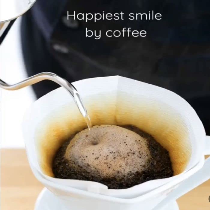 Только глубокая капельница Traditional DEEP 45 Фильтр для кофе 100 штук Белый CAFEC MADE IN JAPAN DDF-100W (на 3-7 чашек) (3 сумки)