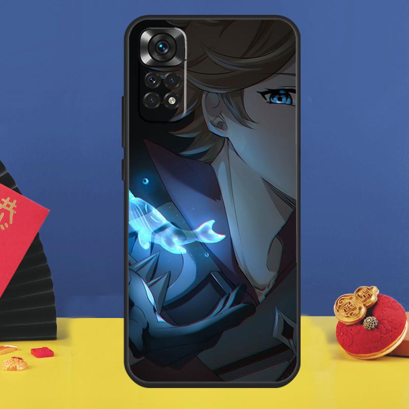 Чехол для телефона Genshin Impact Тарталья для Xiaomi Redmi Note 14 Pro 13 12 9 10 11 15 Pro Plus 10C 12C 13C 14C 15C