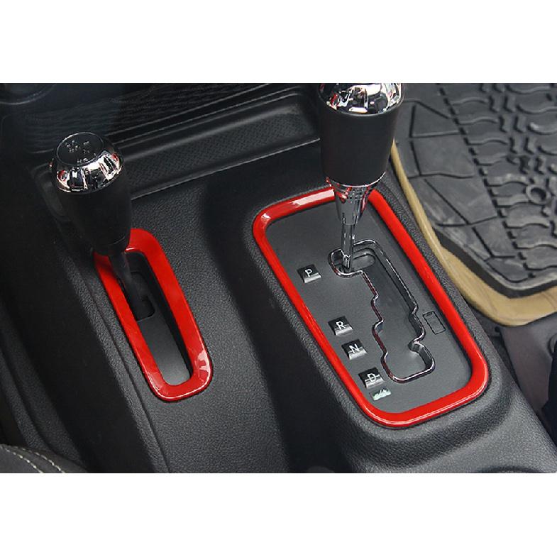 Автомобильная панель переключения передач, декоративное кольцо, накладка для Jeep Wrangler JK 2011 2012 2013 2014 2015 2016 2017, аксессуары для интерьера