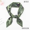 Универсальный винтажный шелковый шарф: Резинка для волос, Повязка на голову, Аксессуар для сумки