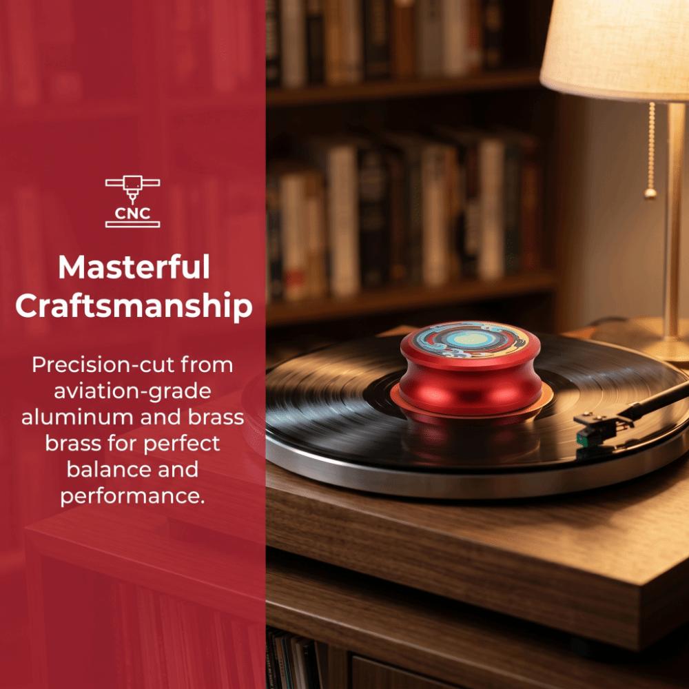 for Vibration Damping for LP Disc Stabilizer 78*30mm Turntables Disc Stabilizer HiFi