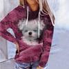 Lovely Cat 3d Print Hoodie Women Fashion Oversized Hoodies Women Sweats Coat Girl Hooded Sweats Pullover Women's Clothing Cute
