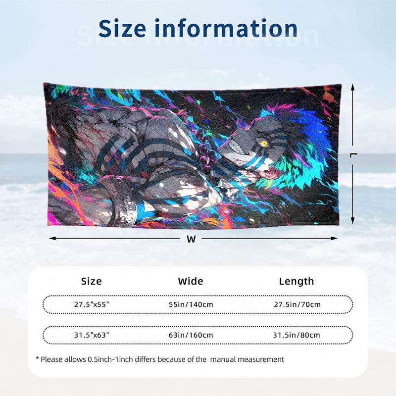 Akaza Microfiber Beach Towel Quick Dry Sand Free Lightweight Beach Towels for Travel Swimming Camping
