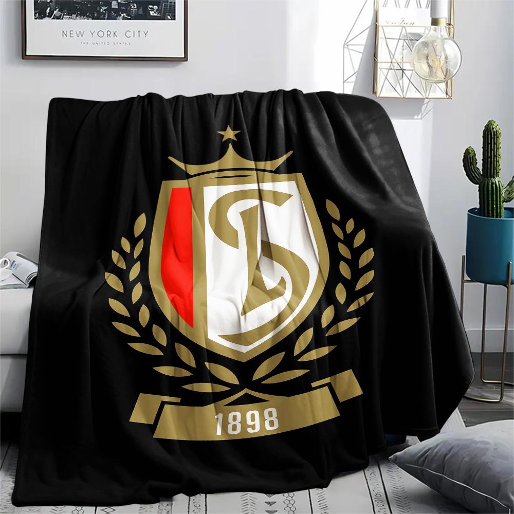 Фланелевое одеяло с принтом Standard Liege, Высококачественное, Удобное для всех сезонов, Декор для дома, Тепло и уют, Идеально для рождественских подарков