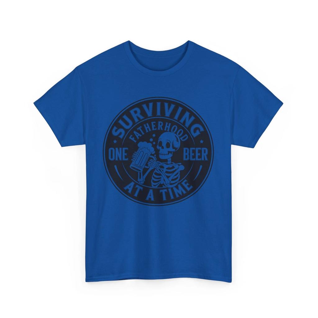 Beer Drinking T-Shirt | Beer Shirt | Beer T-Shirt Surviving Fatherhood One Beer
