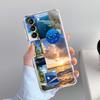 Чехол для телефона Samsung Galaxy S26 S25 S24 S23 S22 Ultra S20 S21 FE 5G Plus Мягкий прозрачный чехол Флаг Маршалловых островов