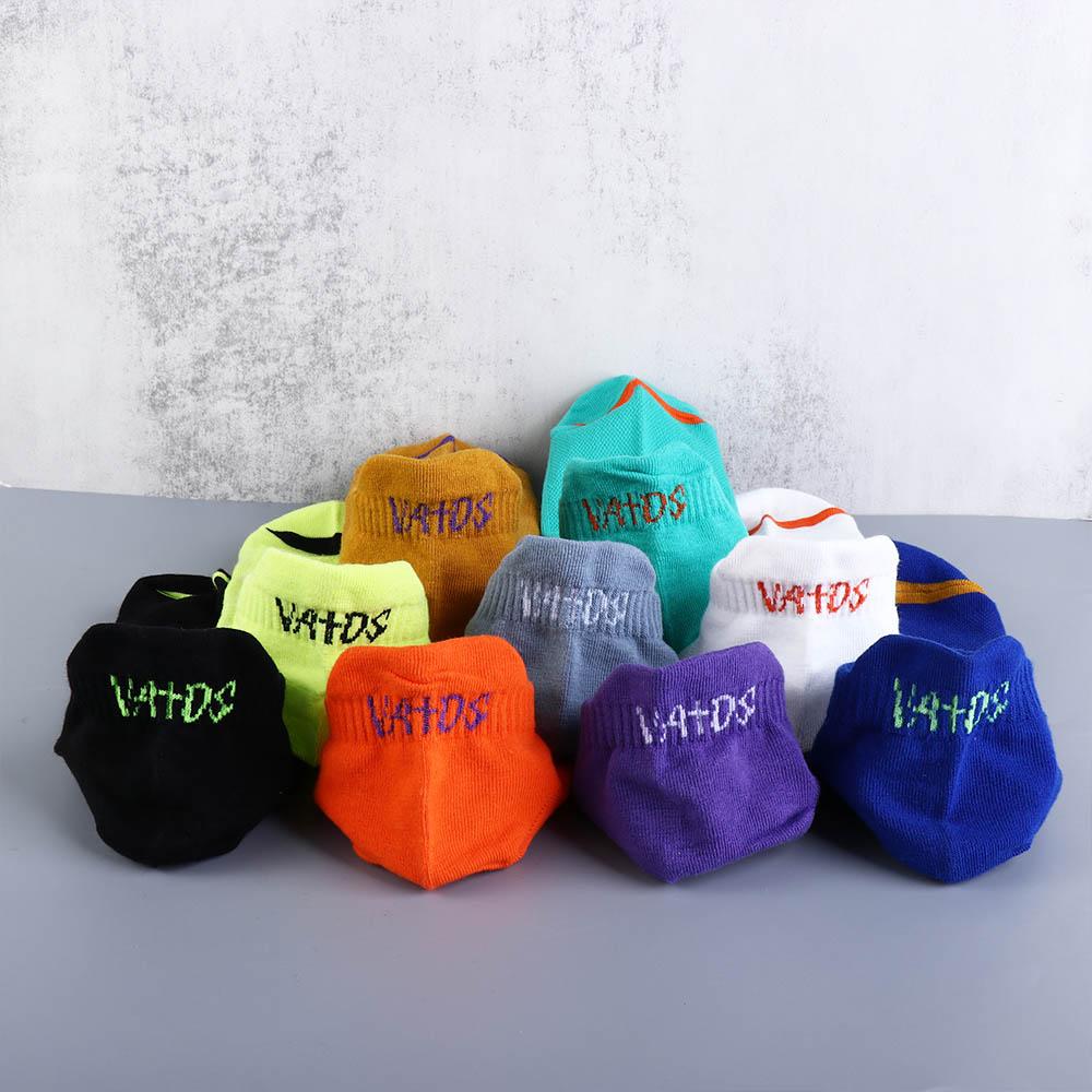 Heel Color Breathable Cotton Socks Athletic Sports Socks Ankle No Show Socks Short Low Cut Socks