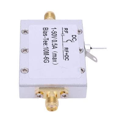 DC 1-50V Широкополосный Bias-Tee 10 МГц - 6 ГГц Радиочастотный Микроволновый Коаксиальный Bias-Усилитель Низкого Уровня Шума Модуль