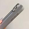 Пластиковый матовый бампер с текстурой углеродного волокна для iPhone 17 Air 16 15 14 13 12 Plus Pro Max, тонкая ударопрочная жесткая задняя крышка