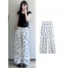 Casual Pants for Women In Spring and Autumn New Lazy Style Walk Pants Ice Silk Pants