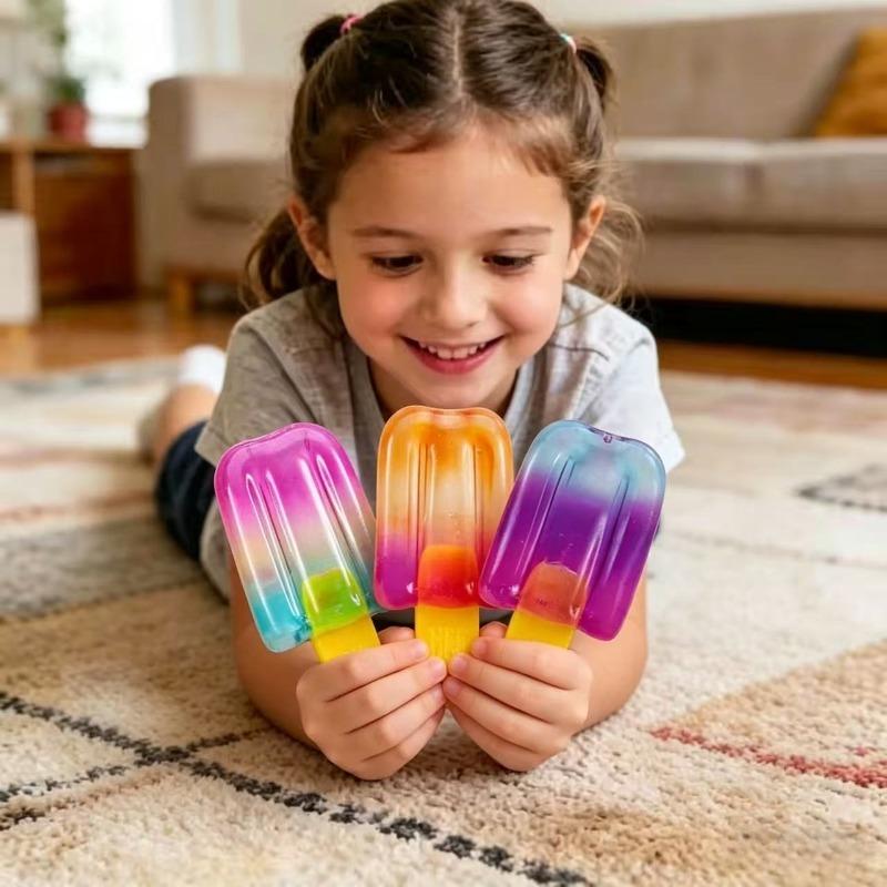 Schylling Needoh Nice Cube Сенсорный Nice-Sicle Снятие Стресса Мягкий Куб Противотревожный Сжимаемый Предмет для Концентрации Популяция С СДВГ