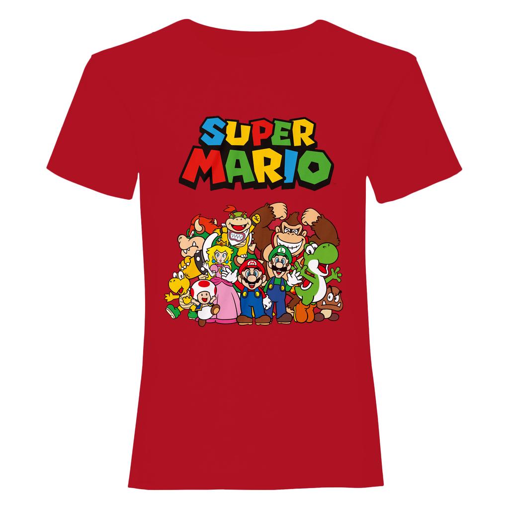 Super Mario Unisex Adult Character T-Shirt