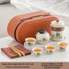 Shangqi Chinese Ceramic Travel Tea Set Gift Box