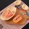 Disposable Food Sushi Pine Wood Bowl Catering Cake Tool Serving Tray