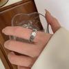 Граффити Пряничный Мишка и Кролик Открытое Кольцо - Женский Аниме Мультяшный Рождественский Модный Аксессуар на Указательный Палец