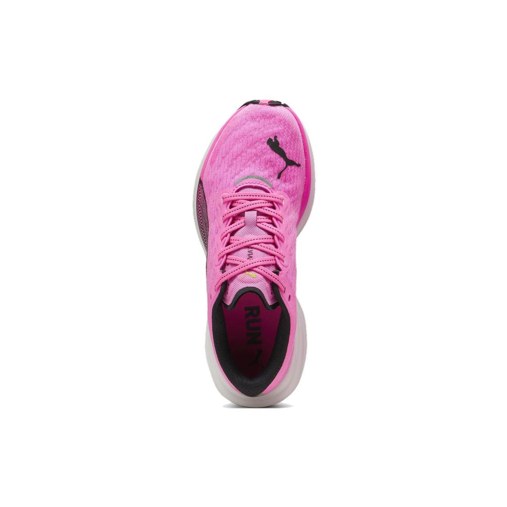 Puma Deviate Nitro 2 Poison Pink Women Sneakers Black White 376855-25