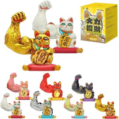 Лучшая игрушка Манэки-нэко Серия «Искрящаяся» Фигурка 1 шт. ПВХ Мягкий винил Оригинальный персонаж Подарок Игрушка