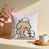 Hot LLine Puppier Cushion Cover Stylish Washable Pillow Cover Ideal for Couch Bedroom Car Decoration