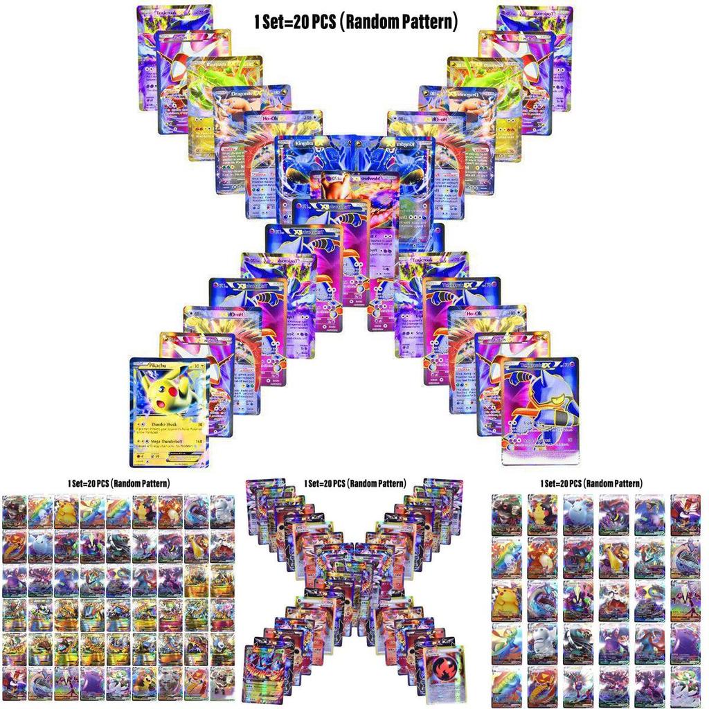 Card Set 20pcs Random Patterns Emotional And Visual Development 6.5*9*2cm