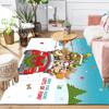1Pc Happy Holiday Celebration Rug Office Carpet Indoor Outdoor Doormat Nonslip Soft And Comfortable Living Room Christmas Halloween Gift D91865