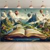 2D Магическая Книжка с Картинками Фон Горный Пейзаж Фон для Фотографии