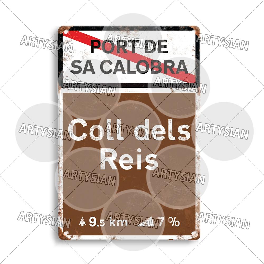 Тур де Франс Велоспорт Гонка Велоспорт Ориентир Металлическая табличка Дорожные знаки Croix de FER Madeleine Tourmalet Luz-Ardiden Loze