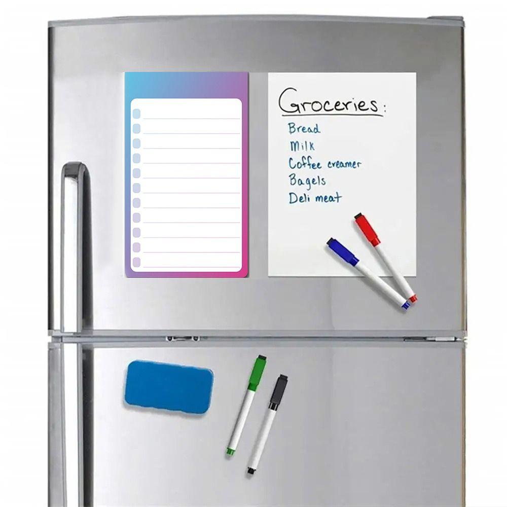 Ежедневник-планер на неделю Магнитный блокнот для холодильника Планер списка покупок Стикер-доска для сообщений Кухня