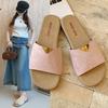 Internet celebrity soft flat-bottomed Boken slippers women's 2025 summer new soft leather women's shoes non-slip versatile casual one-word slippers