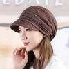 Women's Elegant Lightweight Duckbill Beanie: Lace Mesh Slouchy Wide Brim Hat Bald Cap
