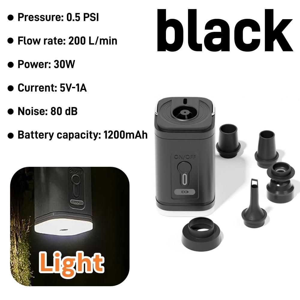 Mini Electric Air Pump Portable Vacuum Pump USB Rechargeable Inflate Deflate For Vacuum Storage Bags Pool Floats Camping Air Bed