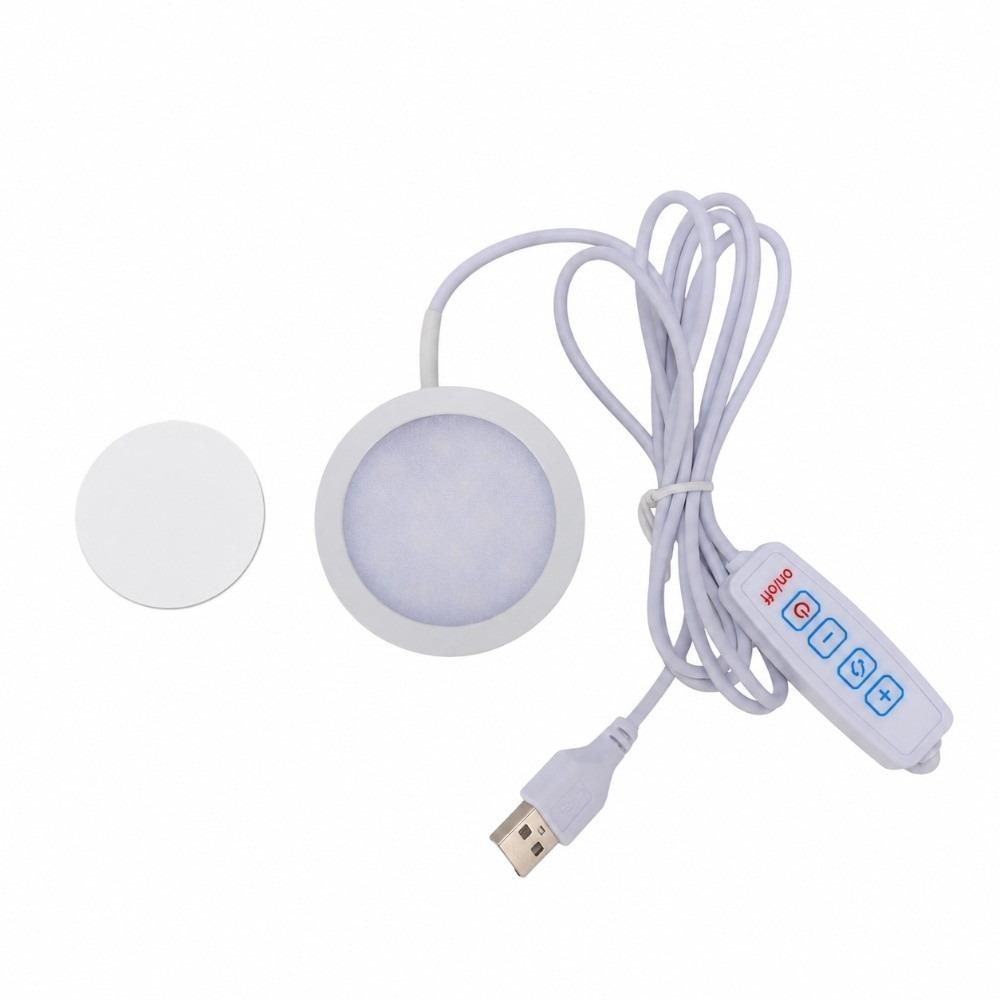 3W Mini Spotlight Aluminum Alloy Display Case Lamp Versatile USB Puck Light  Campus Desk Lighting