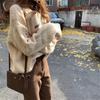 Толстые однотонные женские осенние свитера, зимний вязаный кардиган, корейская модная верхняя одежда, куртка для женщин, свободные универсальные топы