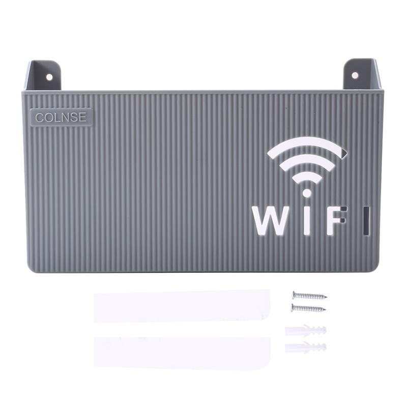 Беспроводной маршрутизатор Wi-Fi, полка, ящик для хранения, настенный органайзер из АБС-пластика, кабель, питание, браслет, органайзер, коробка для домашнего декора, новый
