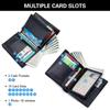 Leather Wallet Large Capacity Wallet Credit Card Holder for Men with 15 Card Slots