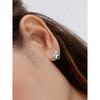 Vary Cubic Chips Heart Earring Ec1924