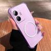 Мягкий матовый кейс-конфета для Vivo Y77 5G Эстетичный полупрозрачный чехол с защитой от падений