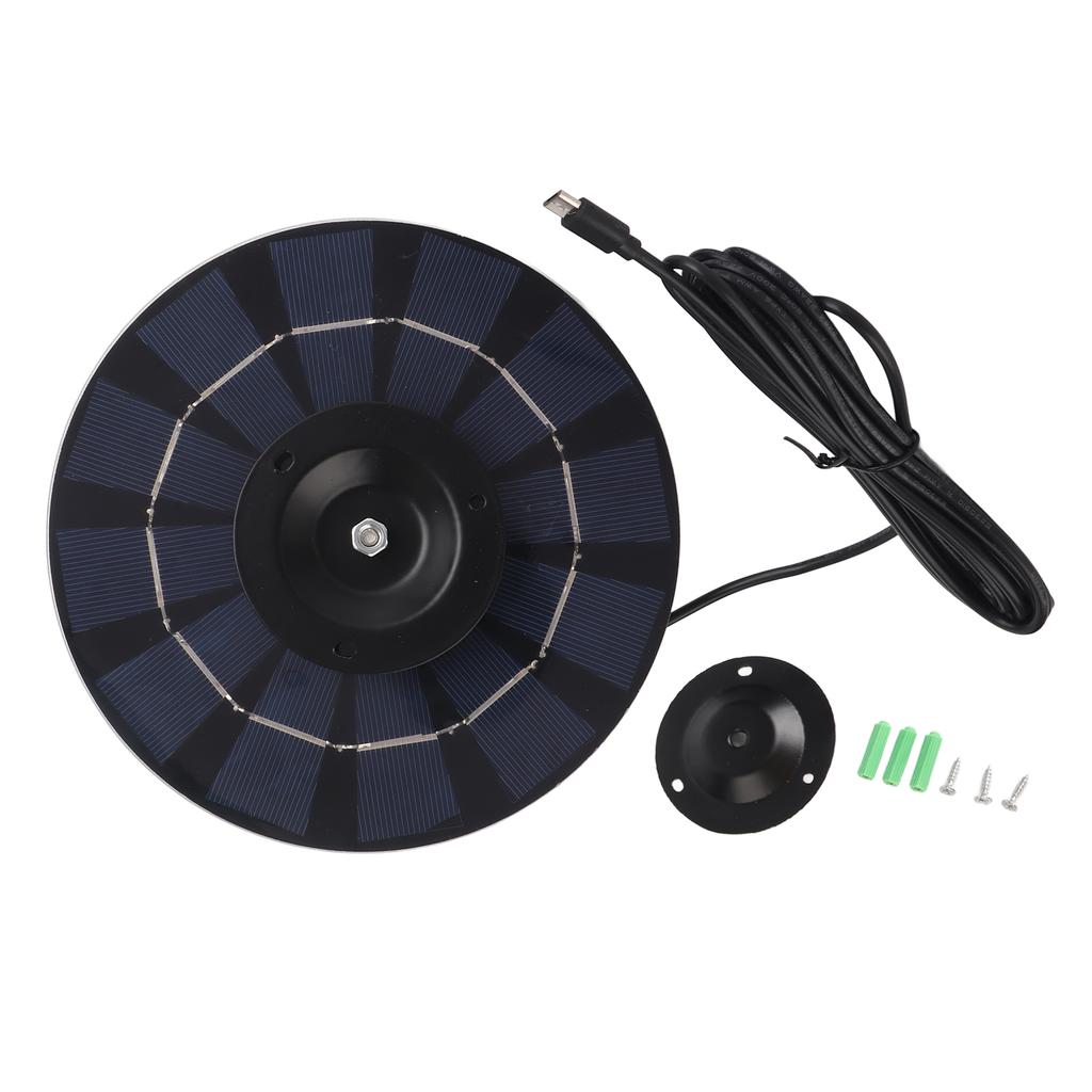 Солнечная панель 5 Вт Зарядное устройство для аккумулятора Солнечная панель Источник питания с кабелем 3 метра для улицы