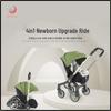 Newborn 4-in-1 Multifunctional Stroller & Car Seat - Lightweight, Folding, Reclining, Two-Way High Landscape