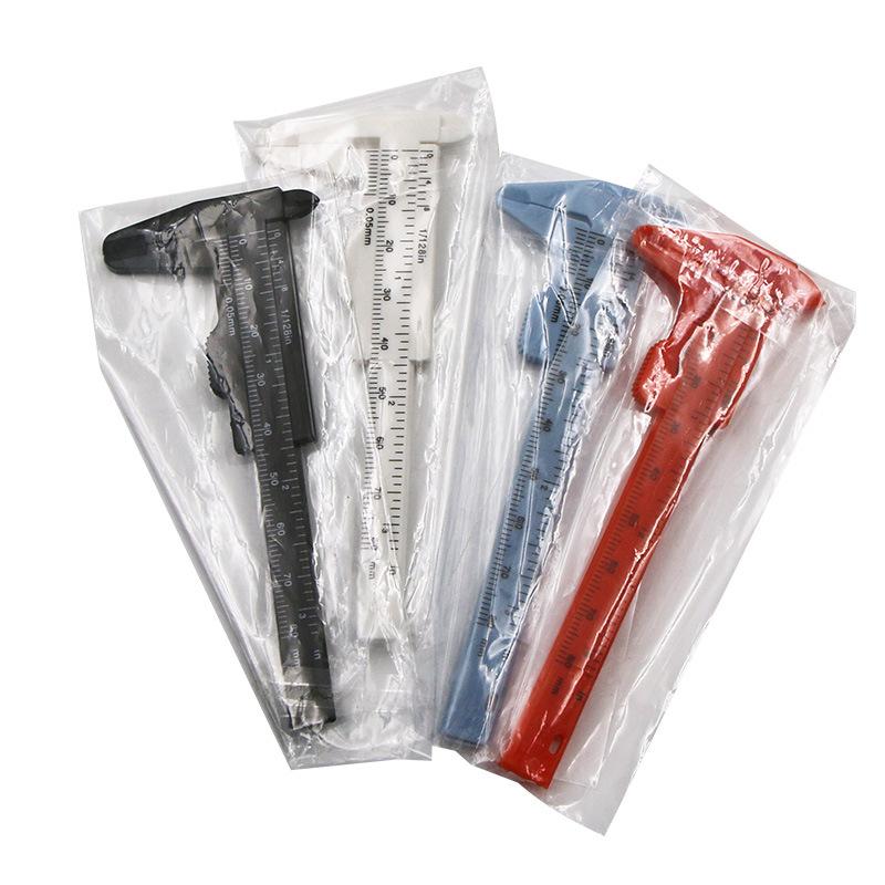 1 шт 0-80 мм мини пластиковый штангенциркуль Wenwan ювелирный измерительный штангенциркуль для студентов мини измерительный инструмент