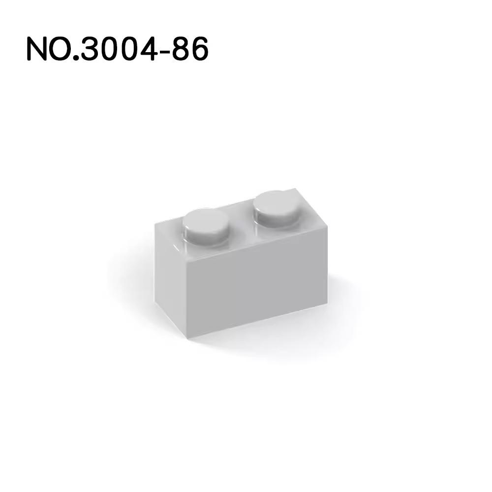 20 шт. Детали MOC 3004 Кирпичик 1x2 Совместимые Кирпичики DIY Сборка Строительные Блоки Частицы Детская Головоломка Развивающая Игрушка Подарок