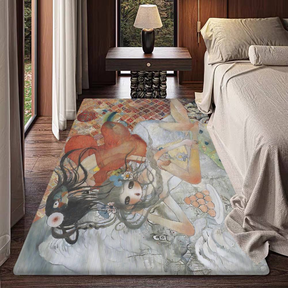 A-Aya T-Takano Art Anime Bathroom Mat Kids Room Bedroom Decoration Balcony Anti-Slip Doormat Living Room Welcome Rug