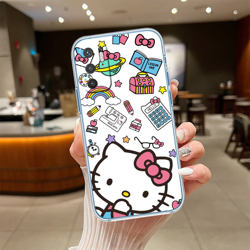 Новый чехол для телефона Hello Kitty для Motorola G14 G15 G24 G30 G31 G32 G34 G41 G42 G51 G52 G50 G60S G60 G62 G72 G71 G73 G84 G85 G200 E32
