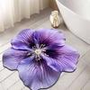 3D Креативный коврик для пола из диатомитовой грязи в форме цветка для ванных комнат, кухонь и прихожих - Водопоглощающий, противоскользящий и прочный коврик для ног