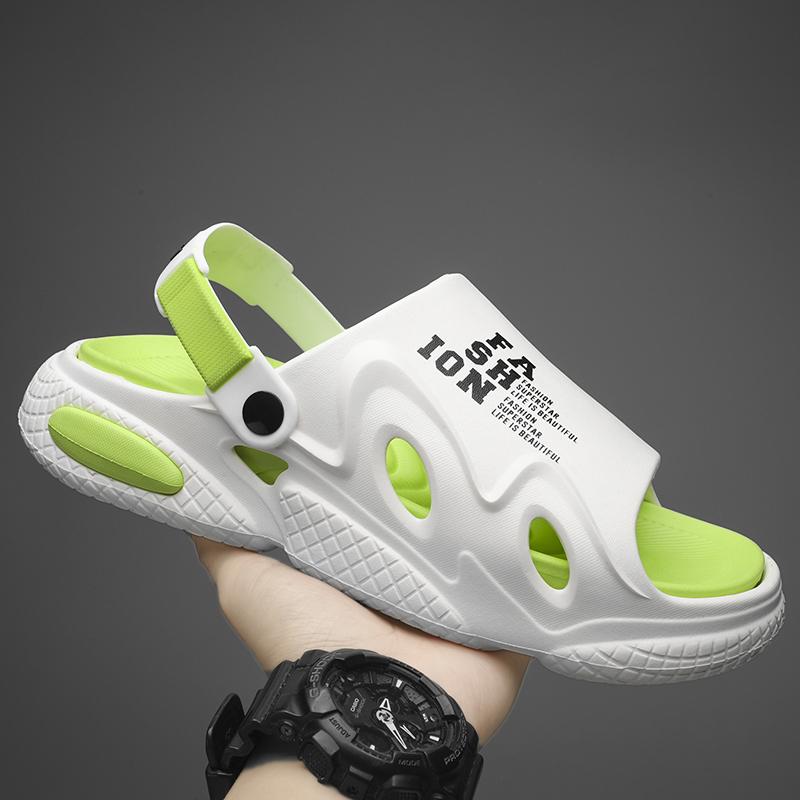 Мужские сандалии, мягкие и удобные, с толстой подошвой, пляжная обувь, износостойкие, для использования в помещении и на улице, унисекс, мужские тапочки для ванной